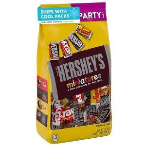 HERSHEY’S 미니어처 모듬 초콜릿 캔디 파티 팩 할로윈 캔디 1.02kg 할로윈 탕비실 온가족간식 팬트리
