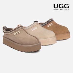 오즈라나 어그 호주 양털 자수로고 타스만 슬립온 슬리퍼 OZ1007