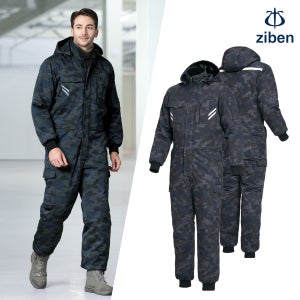 지벤 겨울 정비복 스즈끼복 방한복 일체형작업복 자동차 스즈키 ZB-S1896