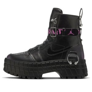 나이키 에어 조던 1 브루클린 여성 키높이 부츠 블랙 HF5691-001