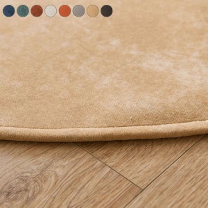 8컬러 14사이즈 포인트 방수러그 주문제작 카페트 (원형)200cm