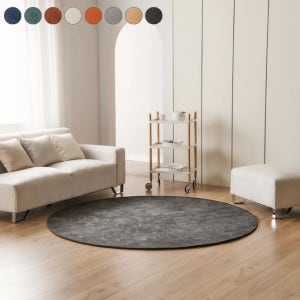 8컬러 14사이즈 포인트 방수러그 주문제작 카페트 (원형)170cm