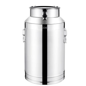 스텐 물통 육수통 대형 보관통 담금주 밀폐 발효통 14L