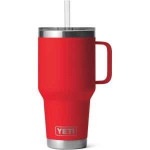 YETI 예티텀블러 35oz 텀블러머그 손잡이 1035ml 레스큐 레드