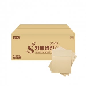 S카페 냅킨 황색, 10000매, 1팩