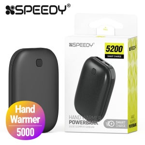 무료 각인 판촉물 휴대용 손난로 보조배터리 5200mAh 레이저 전사 인쇄 주문 제작 블랙