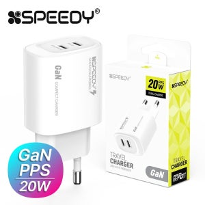 스피디 20W(PD3.0+PD3.0) 2포트 고속 분리형 충전기(케이블 미포)