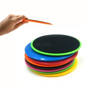 원형 슬라이딩패드 스트레칭 운동패드 랜덤색상 2P