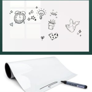 자석화이트보드 탈부착식 자석칠판/붙이는화이트보드 60Cm x 1M-600/900/1200