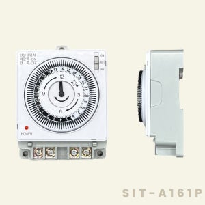 상명 24시간 아날로그 타이머 4P단자 판넬형 국산 간판 타임 스위치 SIT-A161P
