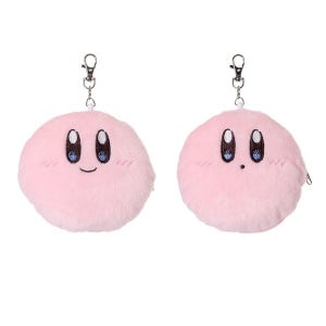 별의커비 얼굴형 커비 리얼 스트랩 가방 부착 인형 패스케이스 카드 지갑 키홀더 키링 볼체인