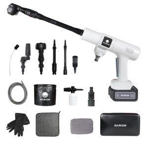 나리온 21V 무선 세척기 고압세척기 자동차 충전식 세차기 배터리 4Ah 풀세트 CWS-21