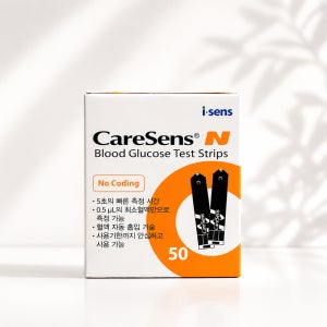 케어센스 N 혈당 당뇨 관리 측정 검사지 시험지 50매 by키미안