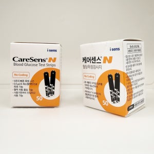 케어센스 N 혈당 당뇨 관리 측정 검사지 시험지 100매 by키미안