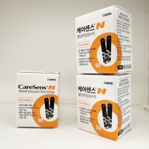 케어센스 N 혈당 당뇨 관리 측정 검사지 시험지 150매 by키미안