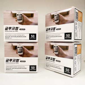 글루코랩 혈당 당뇨 관리 측정 검사지 시험지 200매 by키미안