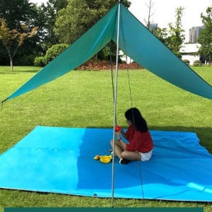 캠핑 그늘막 차량용 선셰이드 삼각 타프 암막 방수 렉타 차박