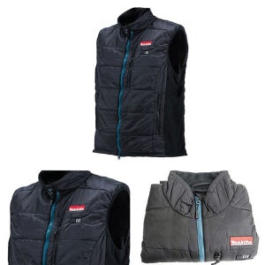 겨울 한파 충전식 발열조끼 낚시 등산 온도조절 열선 골프 보온 패딩 방한조끼 L