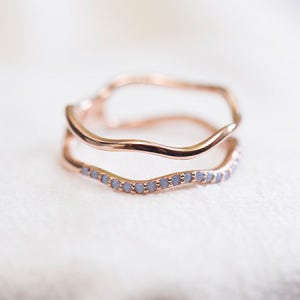 JOR009 (14K 로즈골드 / 컬러큐빅 반지)