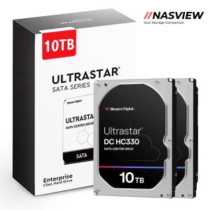 WD Ultrastar HC330 데이터센터 서버 NAS 용 하드디스크 2 PACK 256MB, 10TB