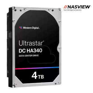 WD Ultrastar HA340 데이터센터 서버 NAS 엔터프라이즈 AS 5년 256MB, 4TB
