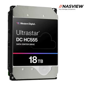 WD Ultrastar HC555 데이터센터 서버 NAS 엔터프라이즈 AS 5년 512MB, 18TB