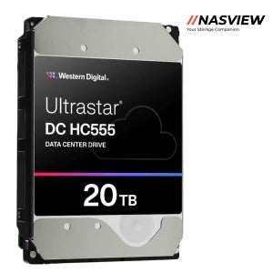 WD Ultrastar HC555 데이터센터 서버 NAS 엔터프라이즈 AS 5년 512MB, 20TB