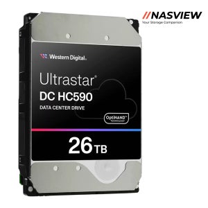 WD Ultrastar HC590 데이터센터 서버 NAS 엔터프라이즈 기업용 하드디스크 AS 5년 512MB, 26TB