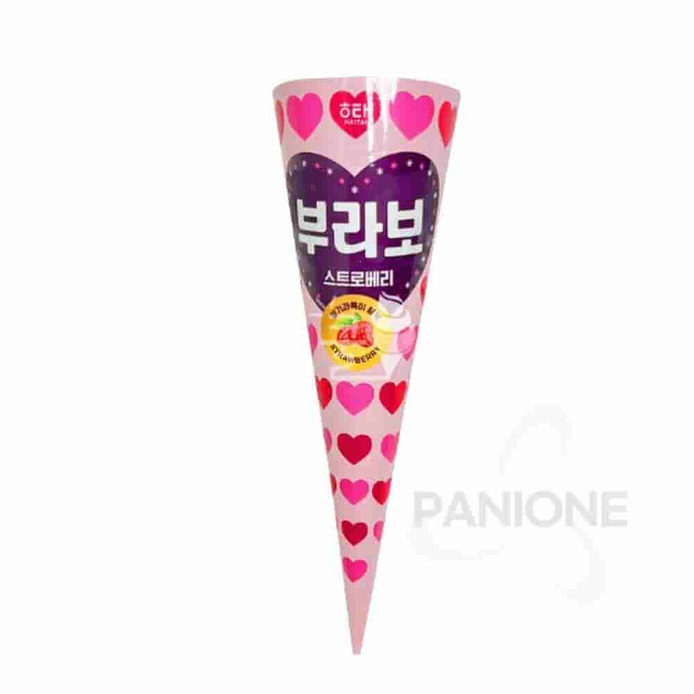 부라보콘 스트로베리 콘아이스크림 아이스크림브라보