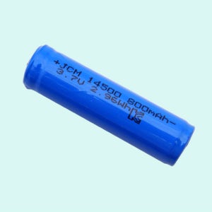 휴대용 기기 전원용 14500 리튬이온 3.7V 800mAh 고성능 충전지