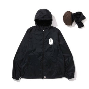 베이프 에이프 헤드 패커블 후드 자켓 남성 바람막이 JACKET M TRAVEL