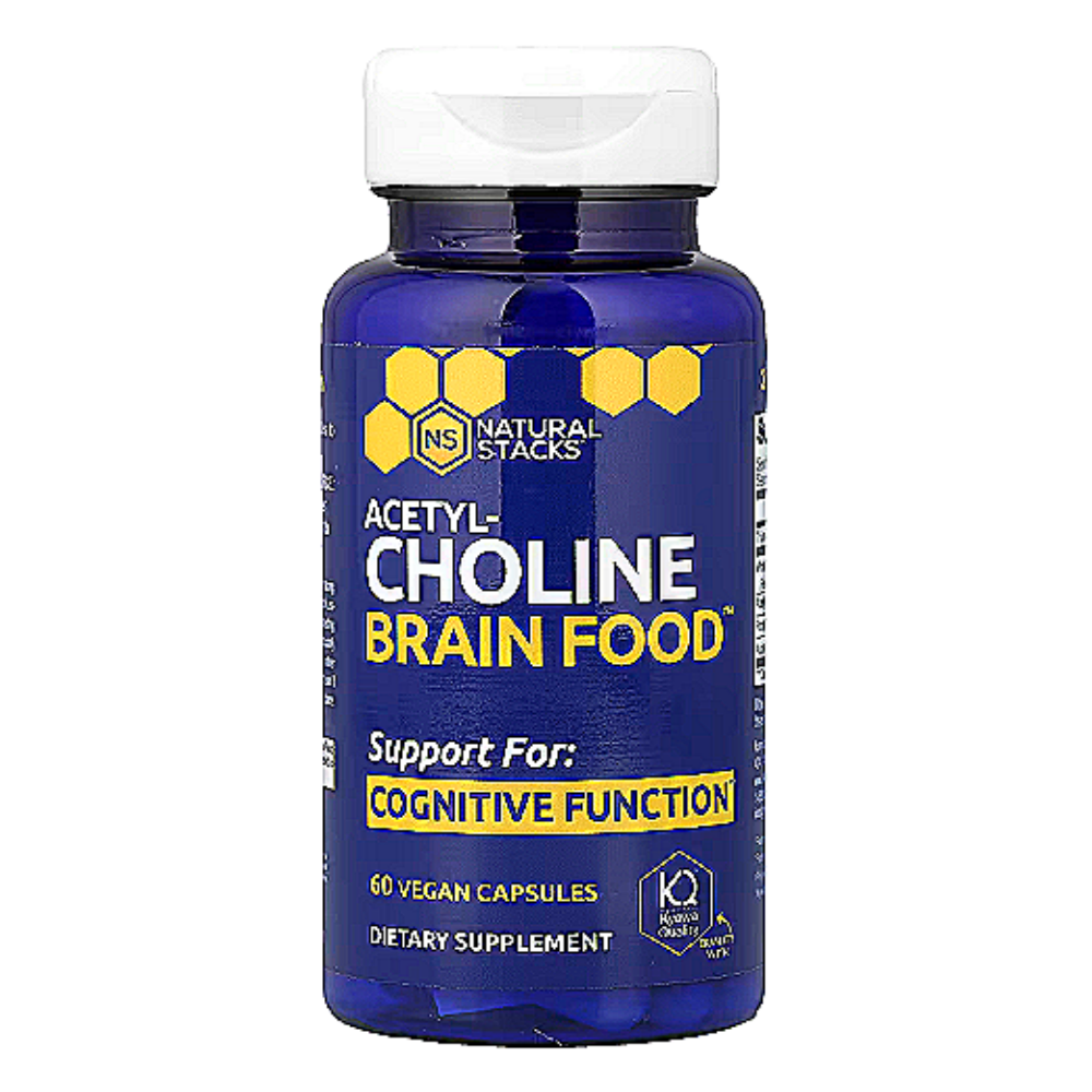 내추럴스택스 <b>브레인 푸드</b> <b>아세틸콜린</b> 60정