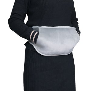 충전식 전기 온수 찜질팩 허리 복부 어깨용 나비 NV104-HWP7 그레이, 1개