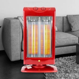 유니맥스 전기 히터 umh-3014 스토브 원적외선 탄소관 난로 가정용 사무실 회전형 2구