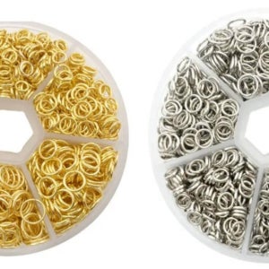 O-RING 오링 가방 열쇠고리 키홀더 키링 부자재 DIY 뜨개질 골드 실버 대용량