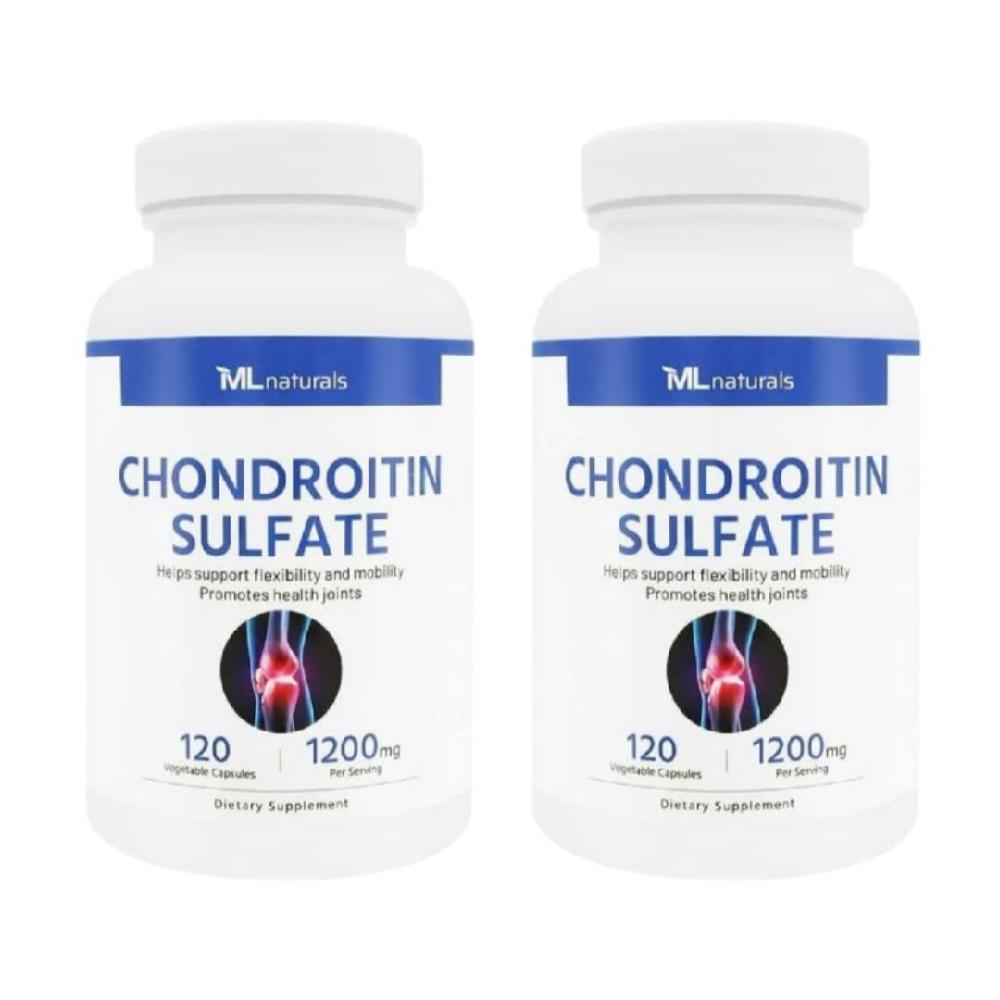 ML내추럴스 콘드로이친 황산염 <b>Chondroitin</b> 1200mg 120캡슐 2개
