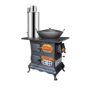 주물 화목 난로 상품 연통 불멍 거꾸로타는 나무 화목난로 미디엄 56cm