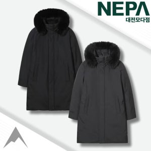 네파 패딩 코트 퍼 아르떼 롱다운 자켓 점퍼 ARTE 겨울 폭스퍼 남성 롱패딩