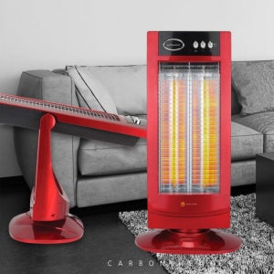 유니맥스 전기 히터 umh-2342 스토브 원적외선 탄소관 난로 가정용 사무실 회전형 2구