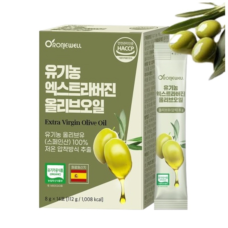 유기농 엑스트라버진 올리브오일 폴리페놀 스페인산 올레산 14포