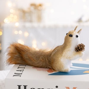 크리스마스 다람쥐 인형 장식 아기 10x20cm 소품 용품 데코 이벤트 파티 꾸미기 카페 매장 인테리어