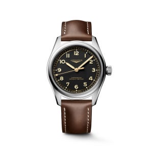 [공식] 론진 스피릿 파일럿 블랙 다이얼 레더 스트랩 39MM L3.809.4.53.2