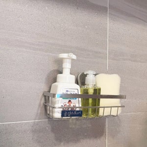 공감스토어 올 스텐304 싱크대선반 무타공 수세미세제선반