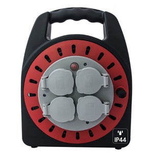 세이즈 X2 IP-20M-1.5SQ-레드 릴선 전선릴 공사현장 공기순환 시스템 IP44등급