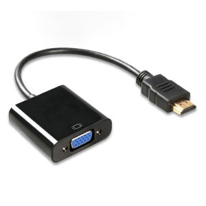 HDMI to RGB VGA 변환 젠더 컨버터 듀얼 모니터 연결