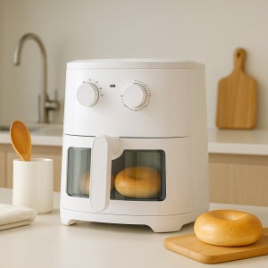 대웅 4L 에어프라이어 듀얼다이얼 열풍순환 저소음 DWAF-SJ04LW