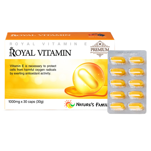 호주 네이처스패밀리 <b>로얄 비타민E</b> 1000mg 30캡슐