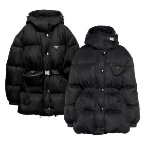 국내배송 프라다 25FW 리나일론 패딩 벨트 가방 파우치 구스