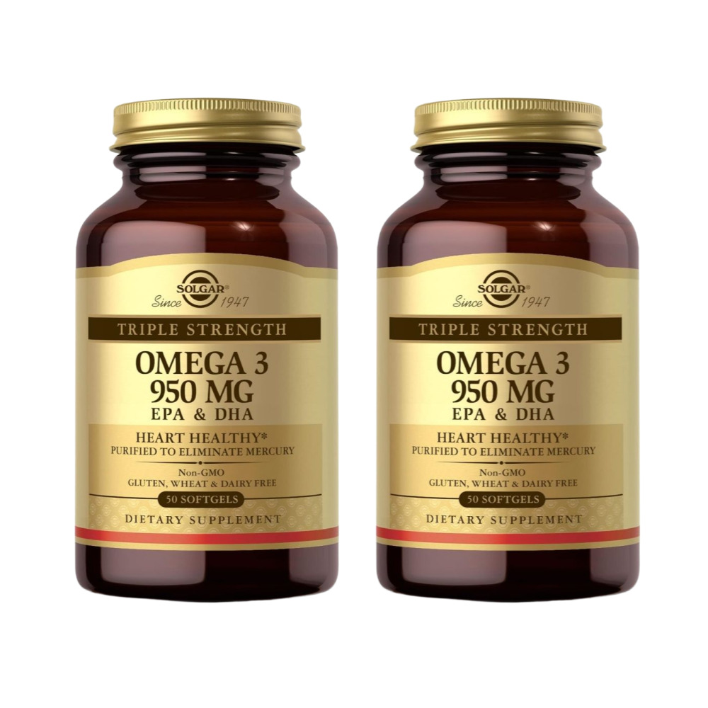 솔가 <b>오메가3 950mg</b> 트리플스트렝스 50정, 2개