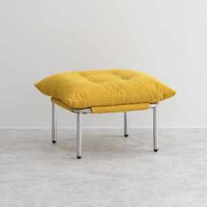 지엠퍼니처 밀라 리브 카페 오토만 인테리어 안락의자 풋스툴 밀라리브_(머스타드)